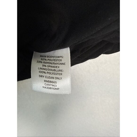 Halogen pencil skirt Size 2P Office/Night Out Black Great Shape - Picture 8 of 9